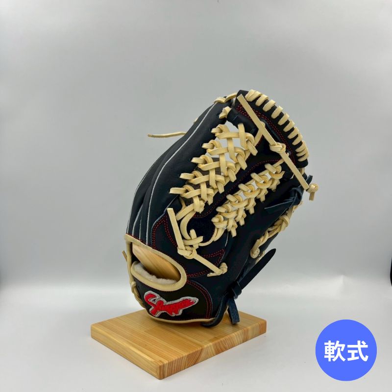久保田スラッガー軟式用グラブ(グローブ) LT24-GS4 KSブラック×トレンチ 限定品 湯もみ型付け済み
