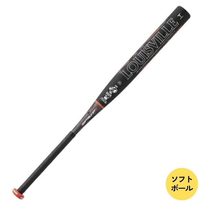 ソフトボール3号(革・ゴム兼用) ルイスビルスラッガー2025年モデル カタリストⅢTI WBL25930108471 84cm 710g ブラック(トップバランス)