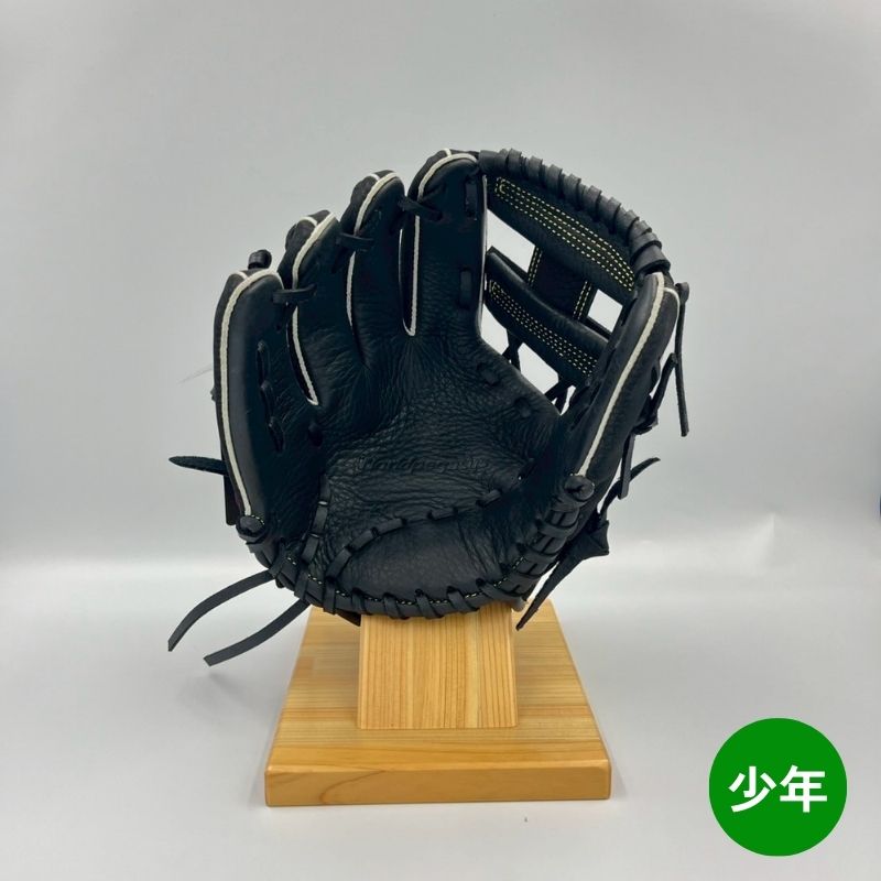 ワールドペガサスキッズ用グラブ(グローブ) WGJ4FK 9090ブラック×ブラック 左投げ用 年中~小学校低学年用 25%OFF