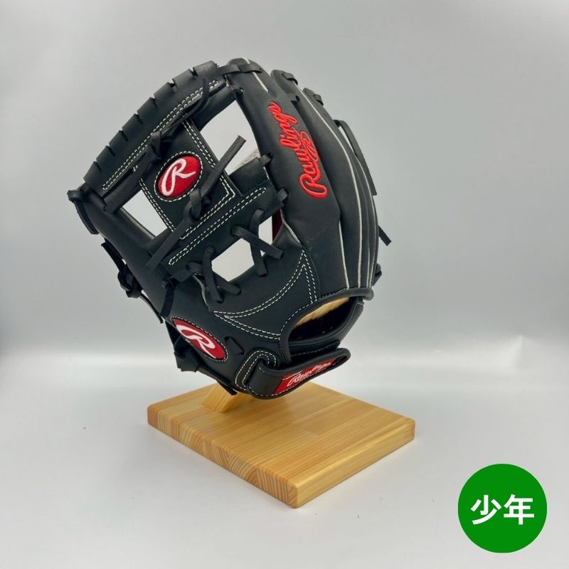 ローリングス少年軟式用グラブ(グローブ) GJ5SCBFS Bブラック 左投げ用 サイズS 20%OFF
