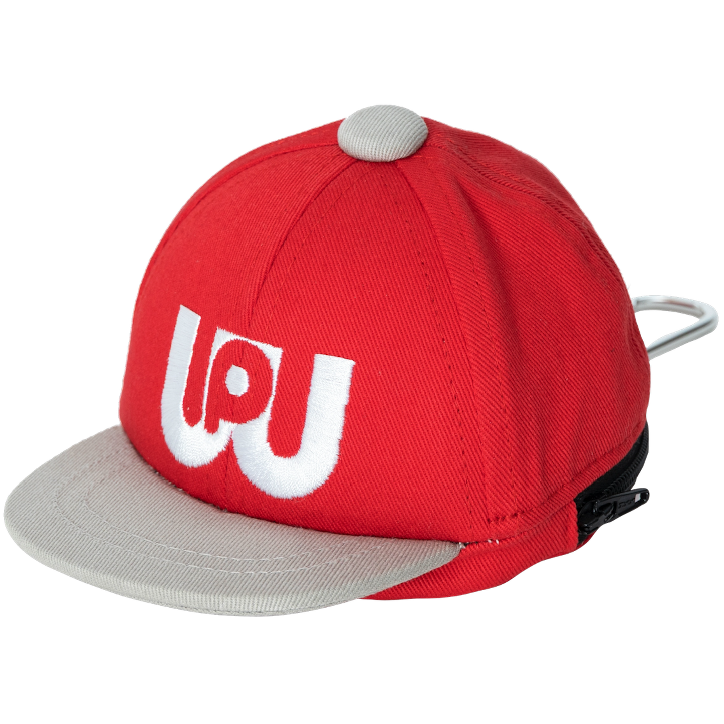 ワールドペガサス ミニキャップポーチ WEBC6MINIC レッド×グレー2311