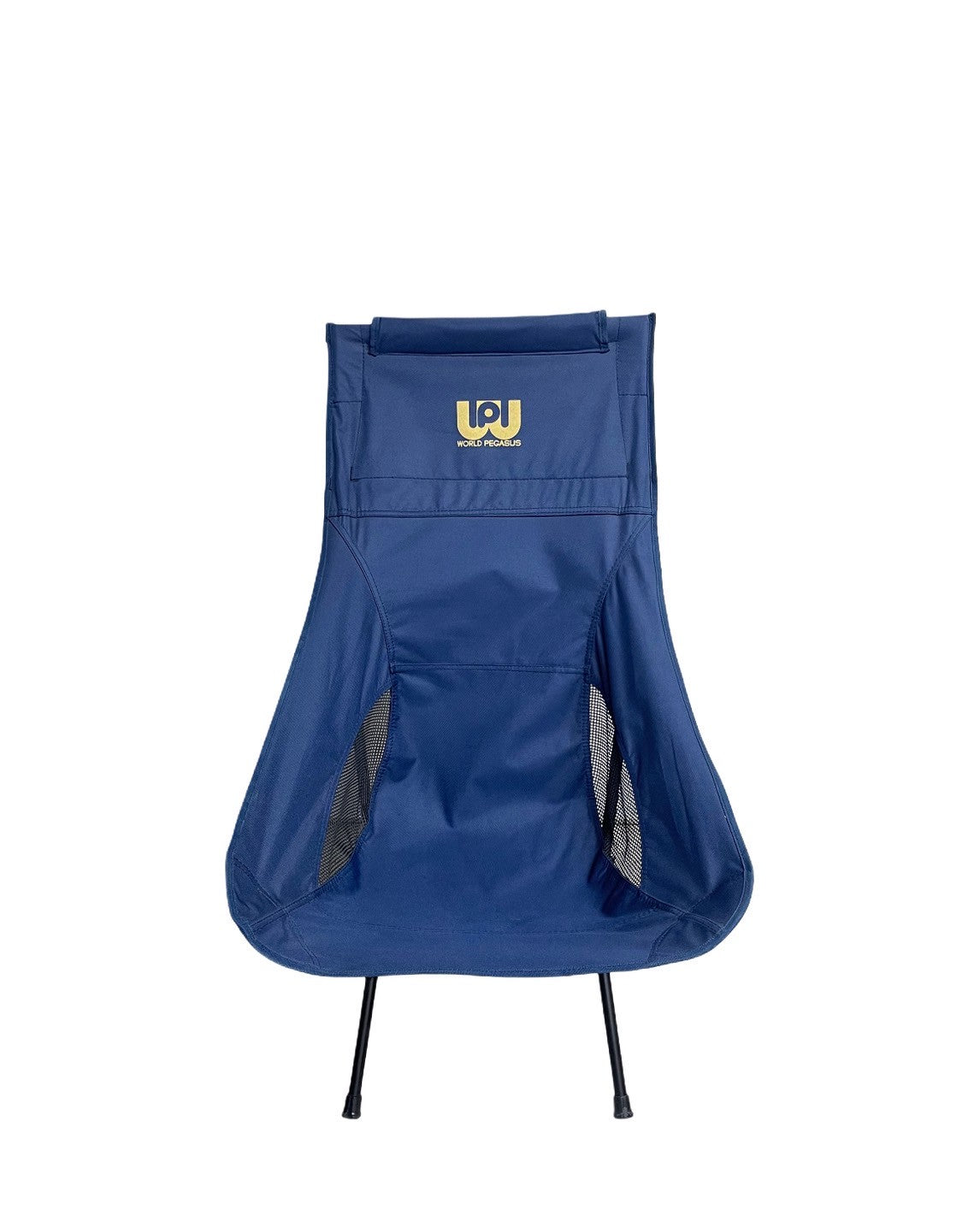 ワルドペガサス　ハイバックチェア（折りたたみ式）　WEA3CH　（50）ネイビー