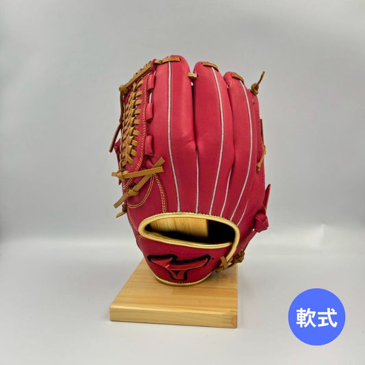 ミズノ軟式グラブ（グローブ）　1AJGR21710　6249Hレッド×コルク  左投げ用　オールラウンド用　サイズ10　25％OFF