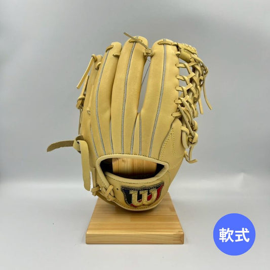 ウィルソン軟式用グラブ（グローブ）　WBW101809　ブロンド  右投げ用　オールラウンド用　サイズ11.75インチ　20％OFF