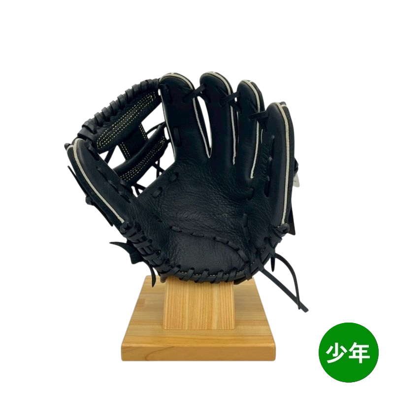 ワールドペガサスキッズ用グラブ（グローブ）　WGJ4FK　9090ブラック×ブラック  右投げ用　年中～小学校低学年用　25％OFF