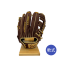 久保田スラッガー軟式用グラブ（グローブ）SP-2024G　スエードブラウン×アンティークゴールド　限定品　湯もみ型付け済み