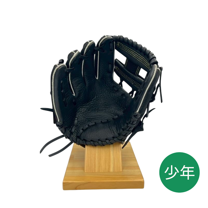 ワールドペガサスキッズ用グラブ（グローブ）　WGJ4FK　9090ブラック×ブラック  左投げ用　年中～小学校低学年用　25％OFF