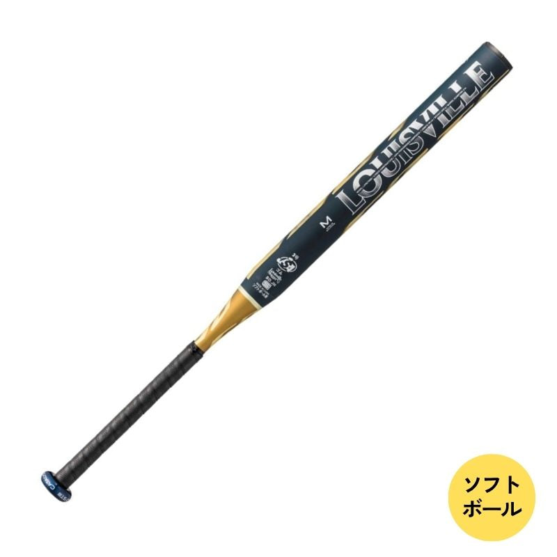 ソフトボール３号（ゴム3号用）　ルイスビルスラッガー2025年モデル　カタリストⅢBT　WBL40870108465　84cm　650g　ネイビー×ゴールド（ミドルバランス）