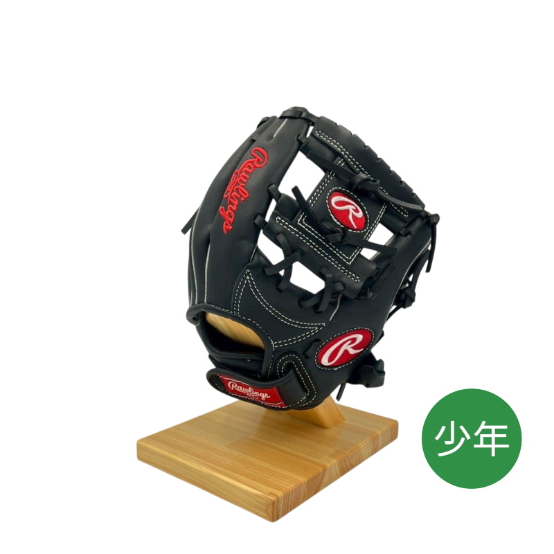ローリングス少年軟式用グラブ（グローブ）　GJ4SCBFSS　Bブラック  右投げ用　サイズSS　20％OFF