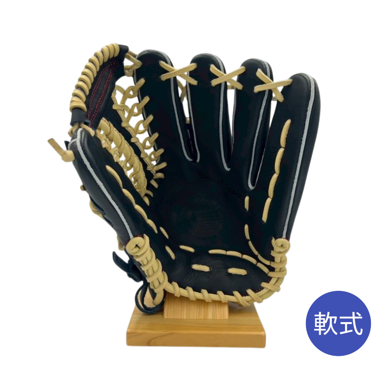 久保田スラッガー軟式用グラブ　LT24-GS5　KSブラック×トレンチ（グローブ）　限定品　湯もみ型付け済み