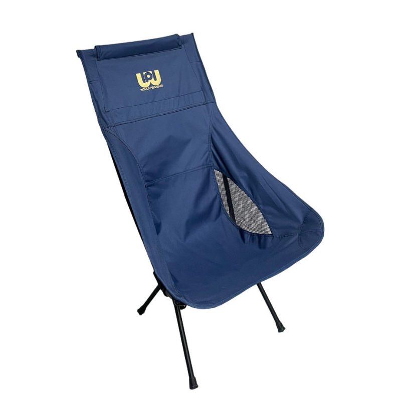 ワルドペガサス　ハイバックチェア（折りたたみ式）　WEA3CH　（50）ネイビー