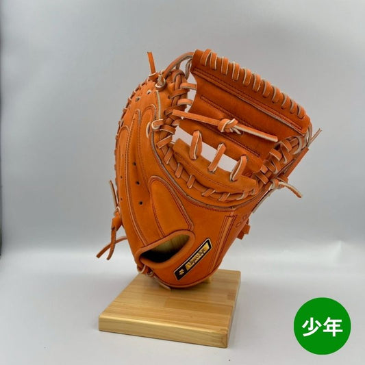 エスエスケイ　少年軟式用キャッチャーミット　SSJM21222F　35オレンジ　右投げ用　30％OFF