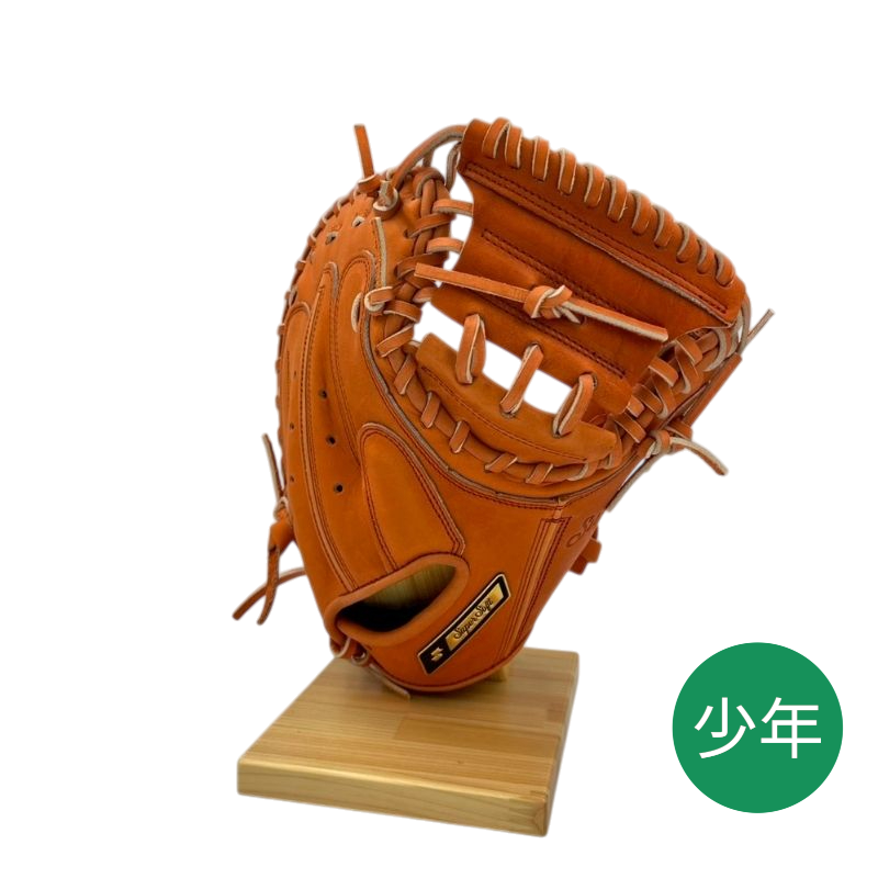 エスエスケイ　少年軟式用キャッチャーミット　SSJM21222F　35オレンジ　右投げ用　30％OFF