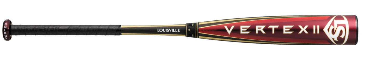 少年軟式金属バット　ルイスビルスラッガー2025年モデル　ヴァルテックスⅡ　WBL40780108060　80cm　600g　ブラック×レッド