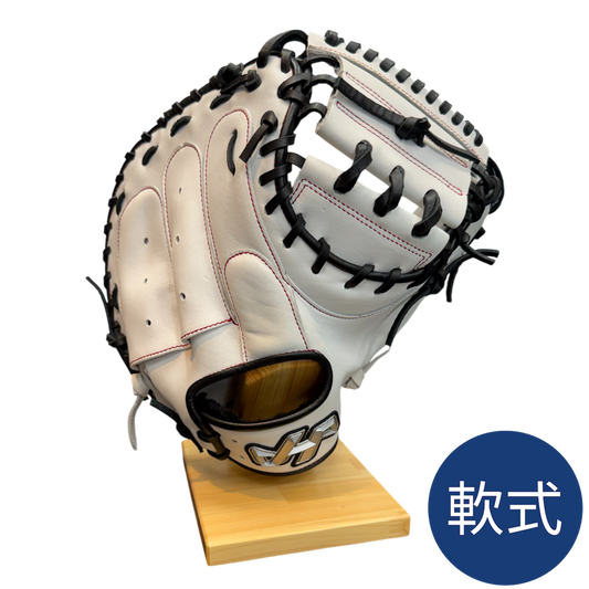 ハタケヤマ　軟式キャッチャーミット　2025 PRO-M23WH　ホワイト