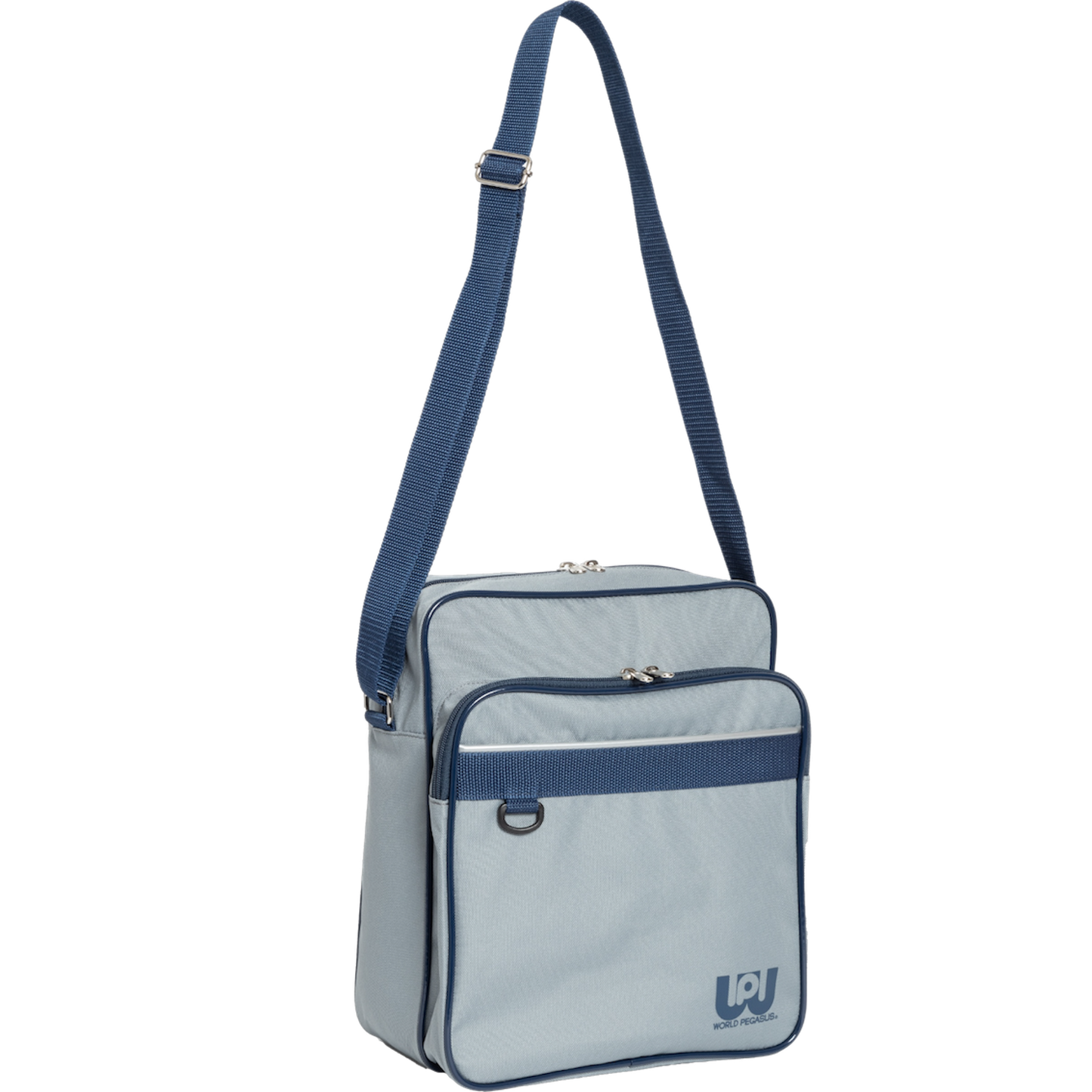ワールドペガサス　ショルダーバッグ　WEBC3SSB　グレー×ネイビー1150