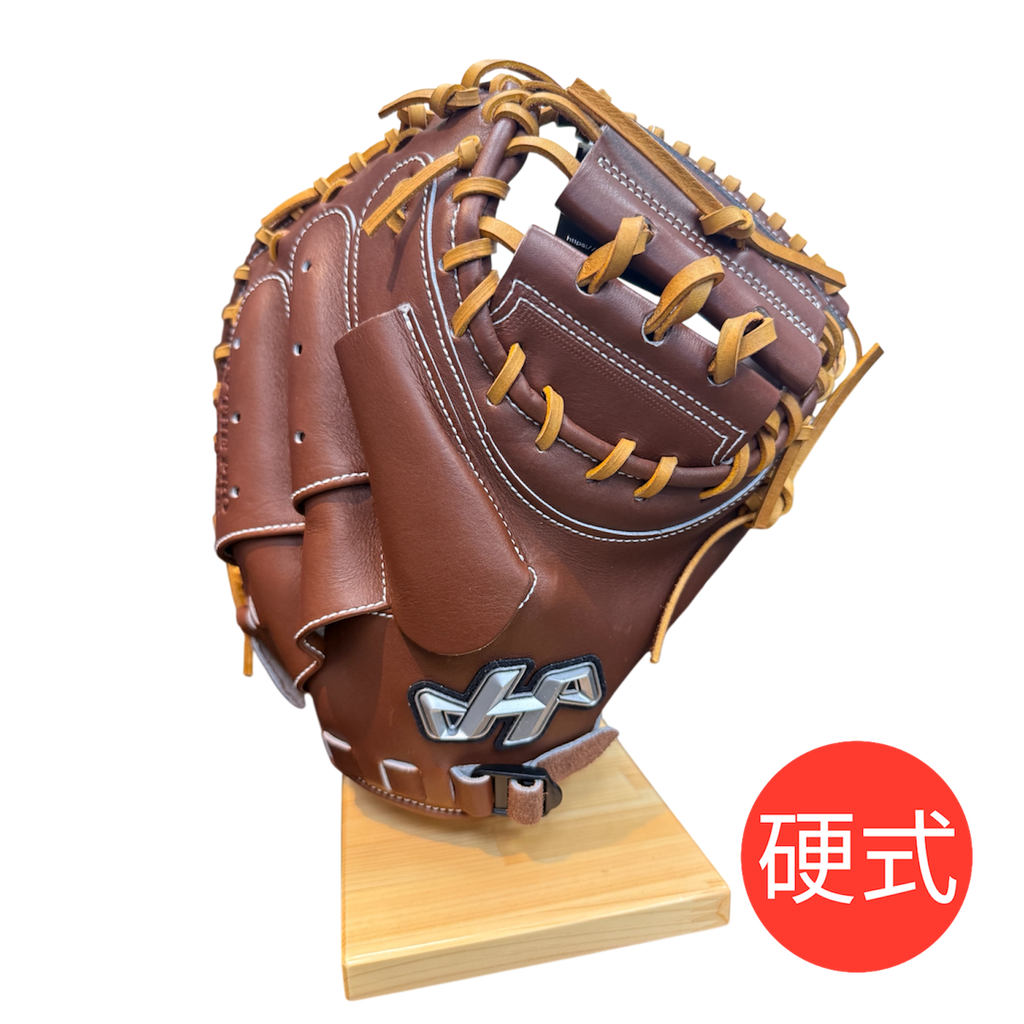 ハタケヤマ　硬式ミット　PRO-M９　エコロジーブラウン×Aブラウン紐