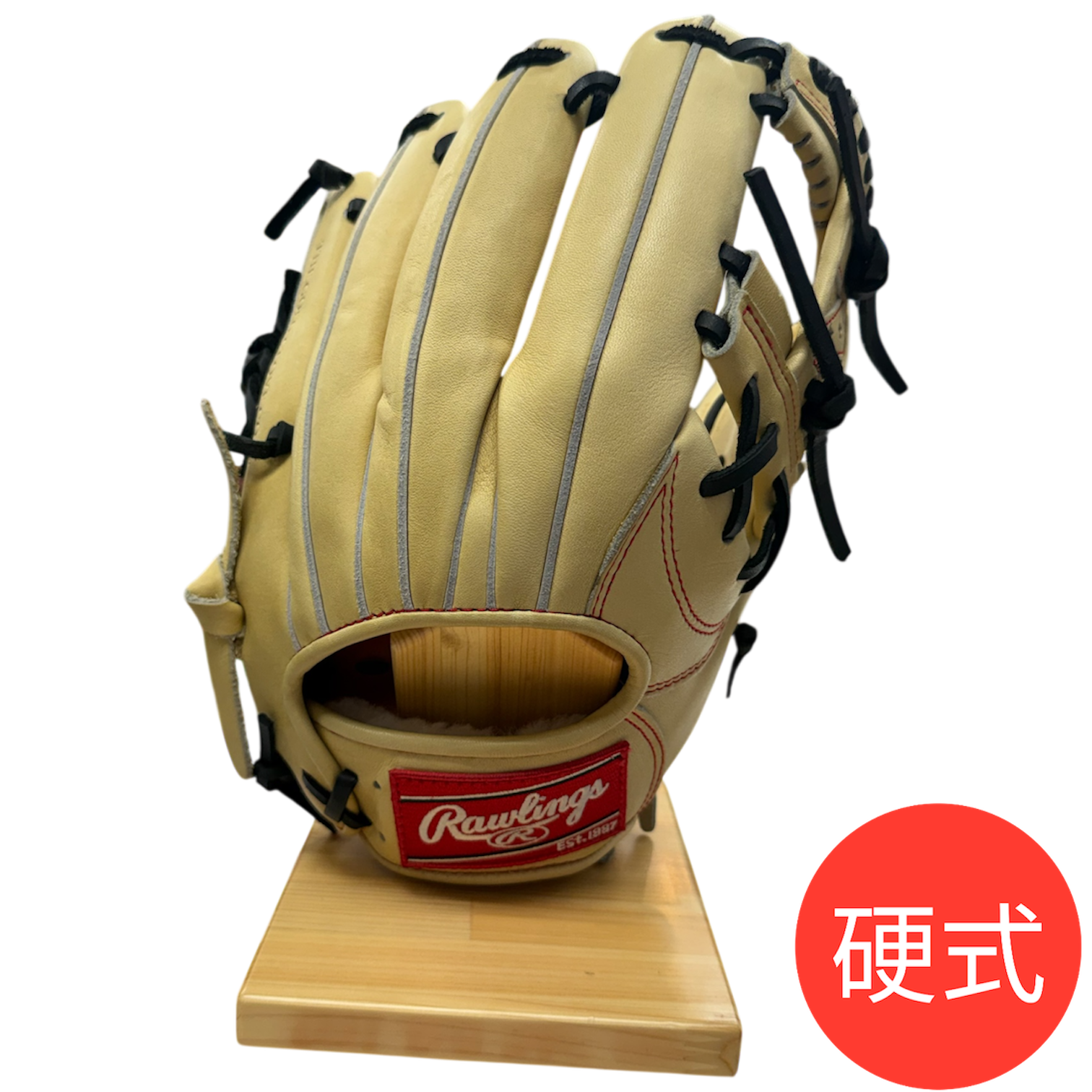 硬式用グラブ　GH1PRN26　内野手用　ゴールドキャメル　湯もみ型付け済み