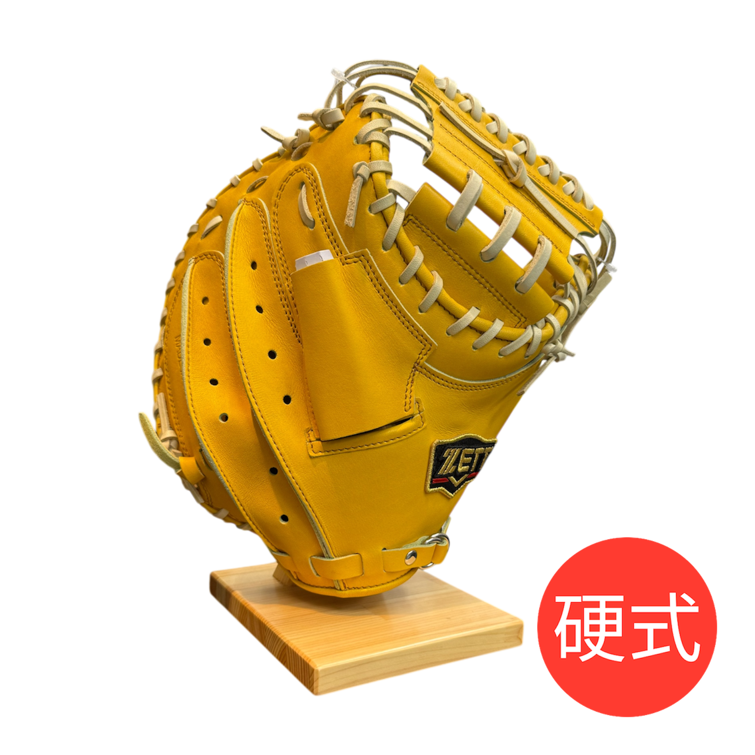 ゼット　硬式ミット　BPROCM920　イエロー　小林選手タイプ