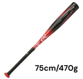 ローリングス　少年軟式バット　BJ45150　ブラック×レッド