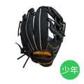 ワールドペガサスキッズ用グラブ（グローブ）　WGJ4FK　9090ブラック×ブラック  右投げ用　年中～小学校低学年用　25％OFF