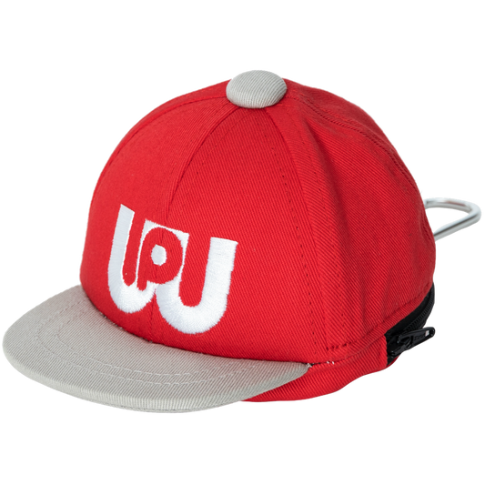 ワールドペガサス　ミニキャップポーチ　WEBC6MINIC　レッド×グレー2311