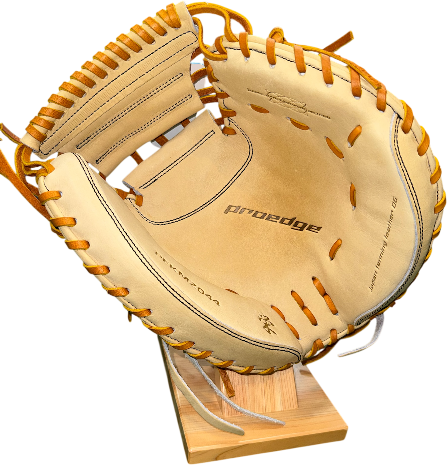 エスエスケイ　硬式ミット　PEKMZ044　キャメル×タン紐　梅野選手モデル