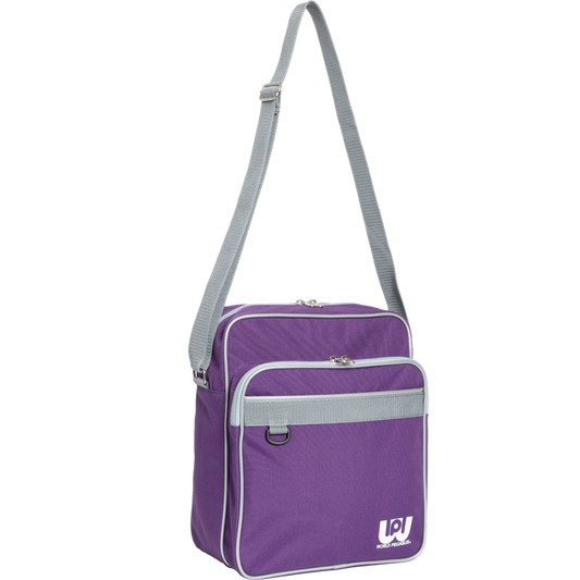 ワールドペガサス　ショルダーバック　WEBC3SSB　パープル×グレー3911