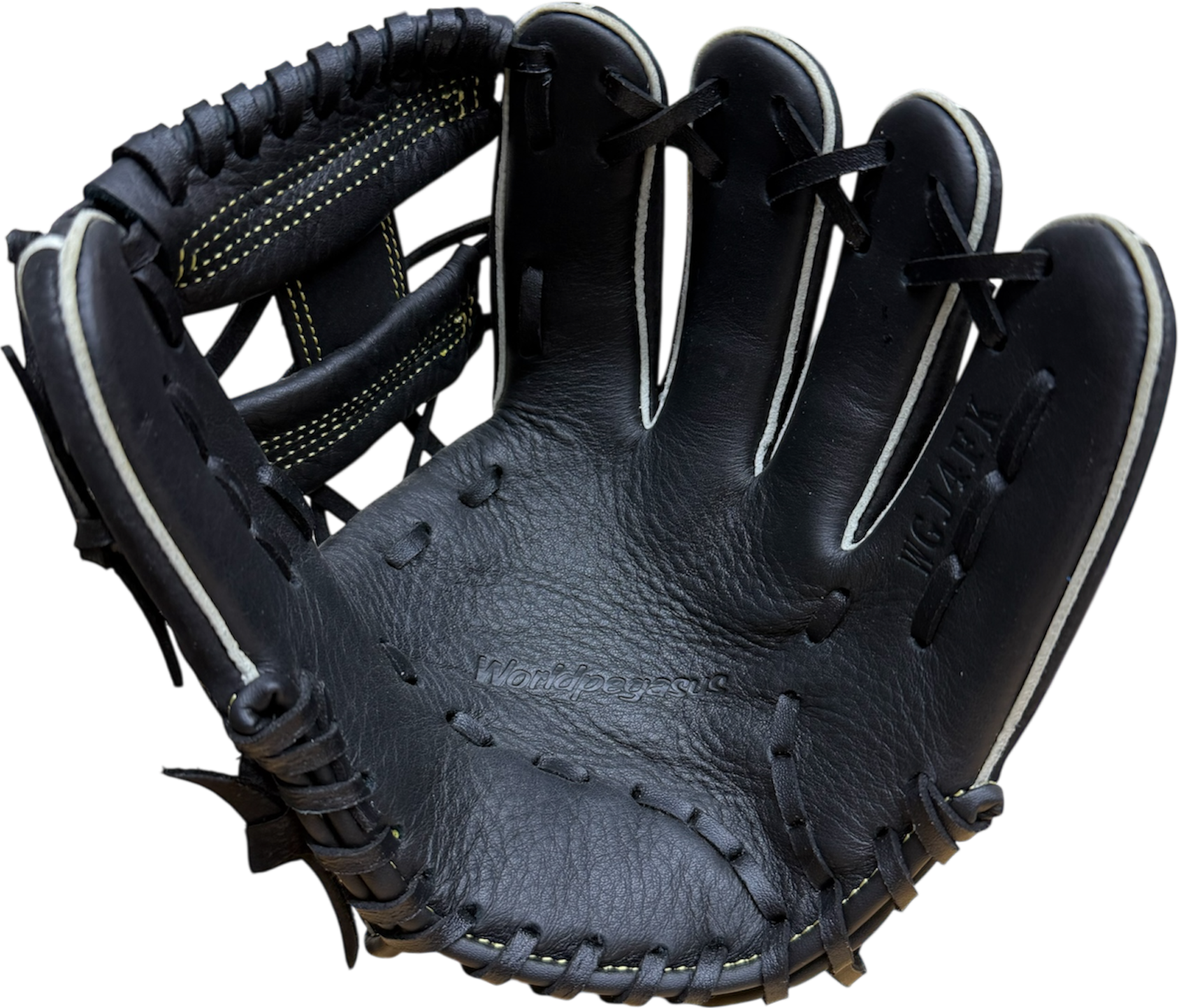 ワールドペガサスキッズ用グラブ（グローブ）　WGJ4FK　9090ブラック×ブラック  右投げ用　年中～小学校低学年用　25％OFF