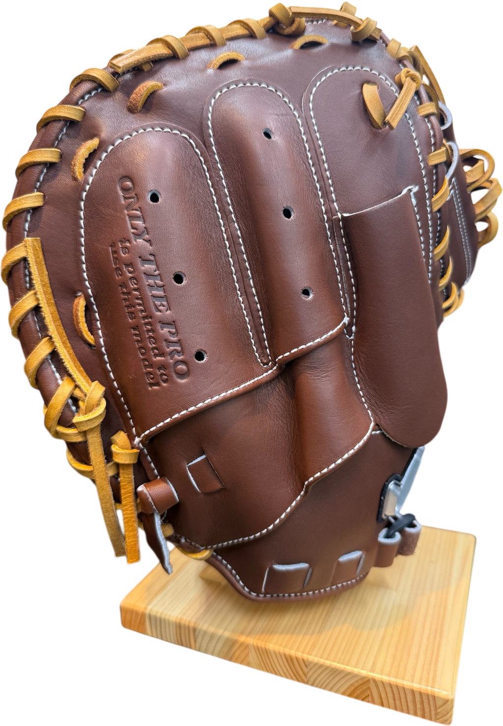 ハタケヤマ　硬式ミット　PRO-M９　エコロジーブラウン×Aブラウン紐