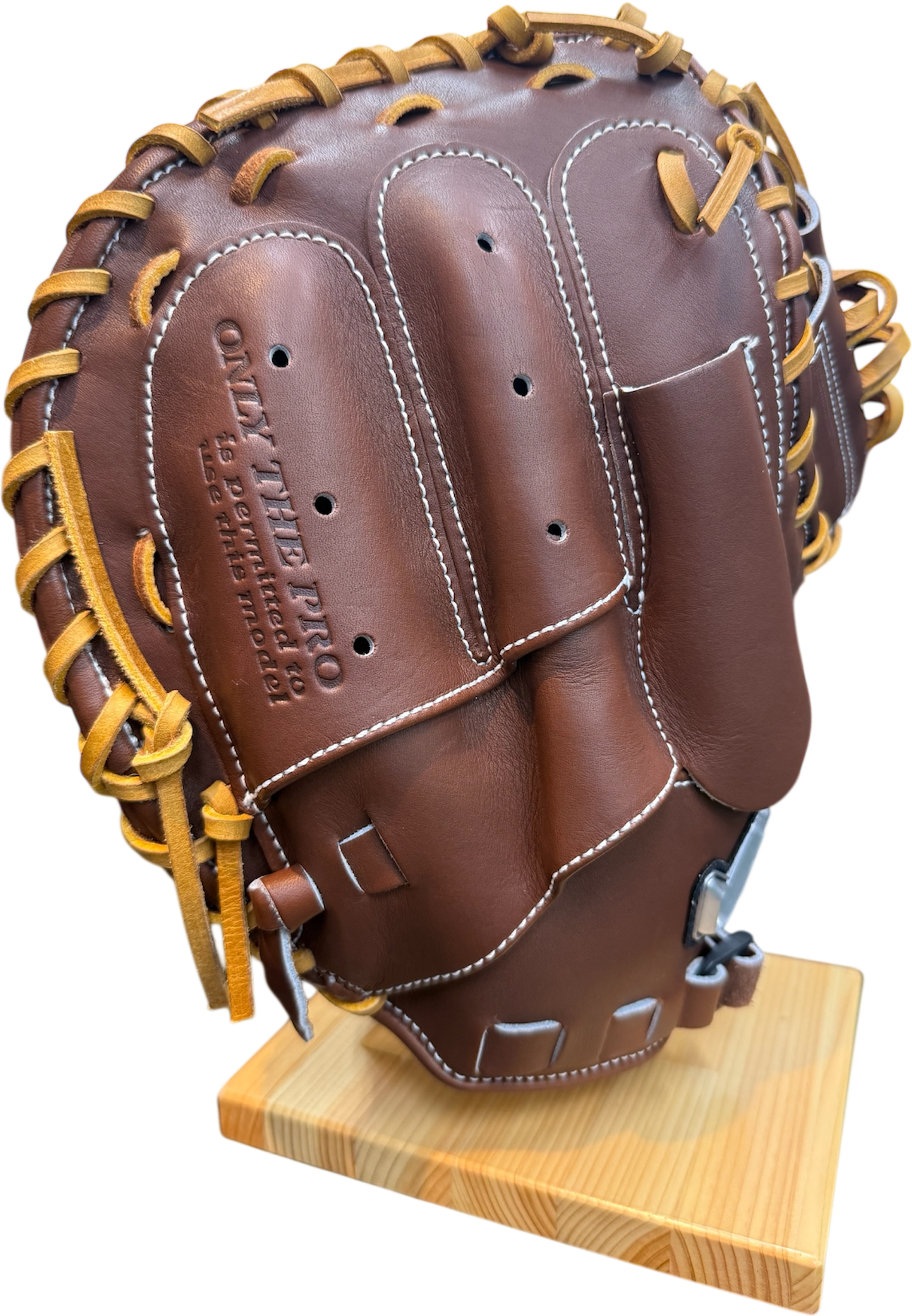 ハタケヤマ　硬式ミット　PRO-M９　エコロジーブラウン×Aブラウン紐