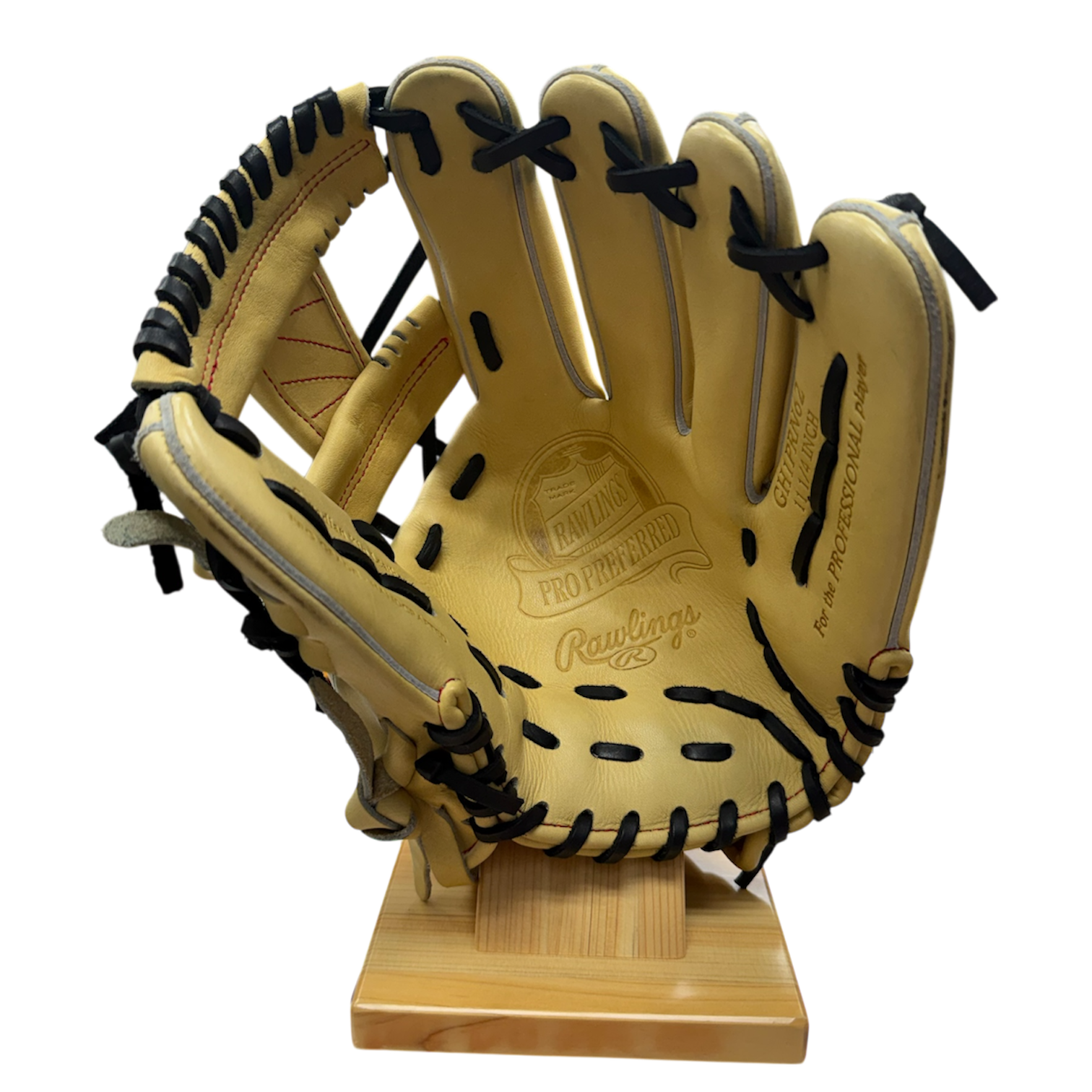硬式用グラブ　GH1PRN26　内野手用　ゴールドキャメル　湯もみ型付け済み