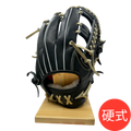 硬式用グラブ　1AJGH34113　ブラック×ブロンド　湯もみ型付け済み